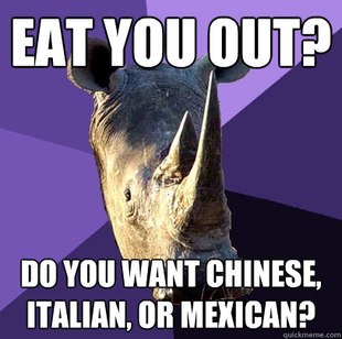 Sexually Oblivious Rhino
