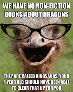Judgmental Bookseller Ostrich