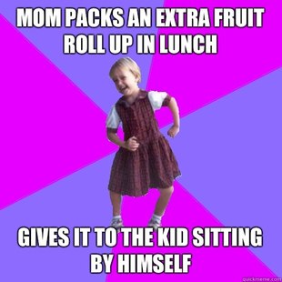 Socially awesome kindergartener