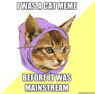 Hipster Kitty