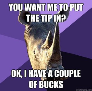 Sexually Oblivious Rhino