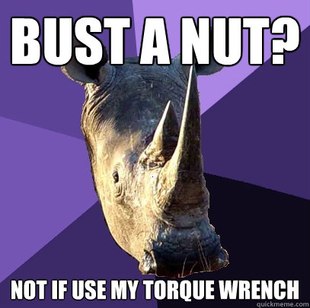Sexually Oblivious Rhino