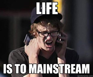 Sad Hipster