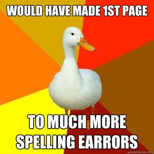 Tech Impaired Duck
