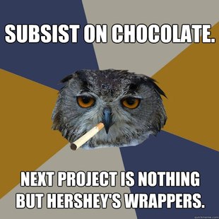 Art Student Owl