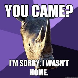 Sexually Oblivious Rhino