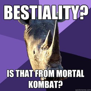 Sexually Oblivious Rhino