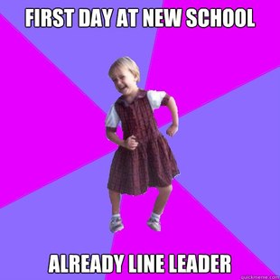 Socially awesome kindergartener