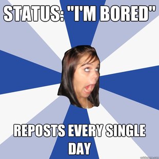 Annoying Facebook Girl
