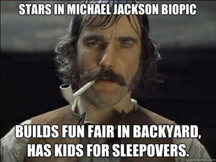 Overly committed Daniel Day Lewis