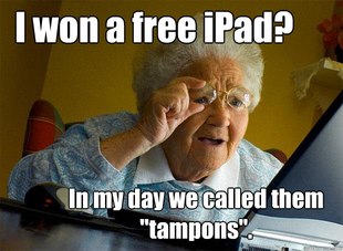 Grandma finds the Internet
