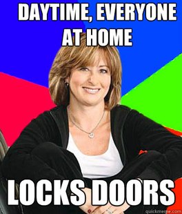 Sheltering Suburban Mom