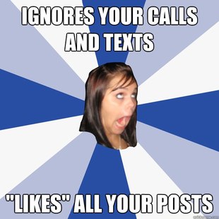 Annoying Facebook Girl