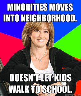 Sheltering Suburban Mom