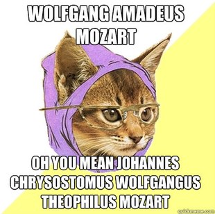 Hipster Kitty