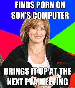 Sheltering Suburban Mom