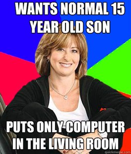Sheltering Suburban Mom