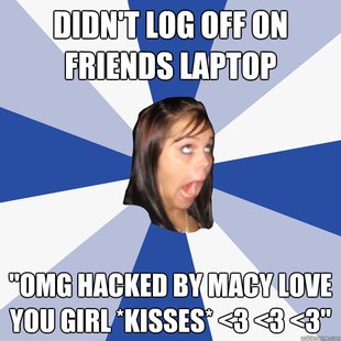 Annoying Facebook Girl