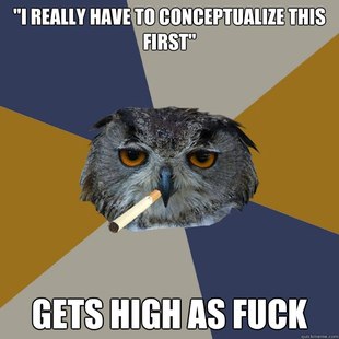Art Student Owl