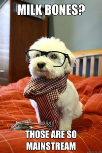 Hipster Dog