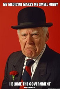 Pissed old guy