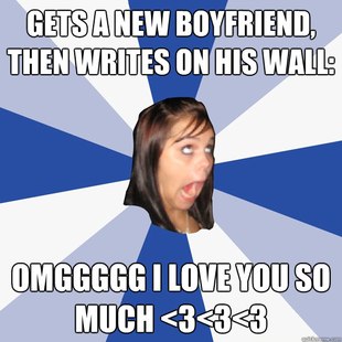 Annoying Facebook Girl