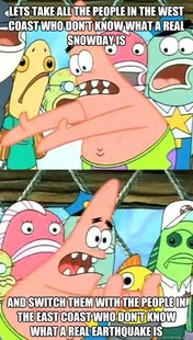 Push it somewhere else Patrick
