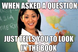 Unhelpful High School Teacher