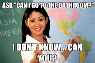Unhelpful High School Teacher