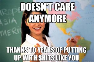 Unhelpful High School Teacher