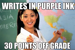 Unhelpful High School Teacher