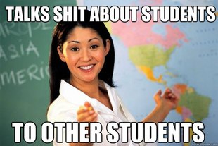 Unhelpful High School Teacher