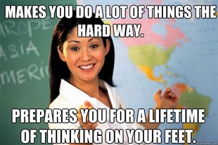 Unhelpful High School Teacher
