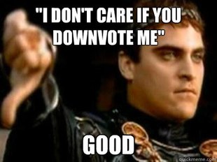 Downvoting Roman