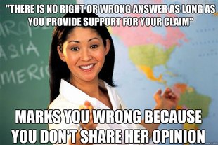Unhelpful High School Teacher