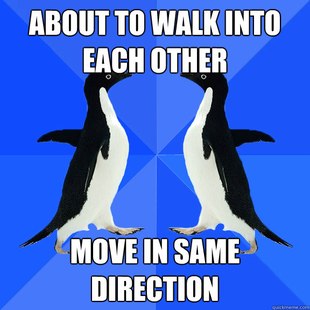 Dancing penguins