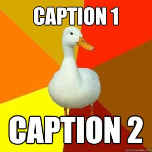 Tech Impaired Duck