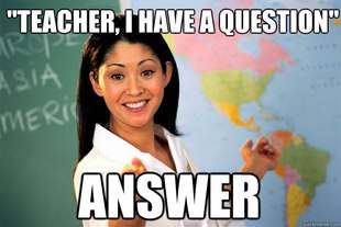 Unhelpful High School Teacher