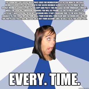 Annoying Facebook Girl