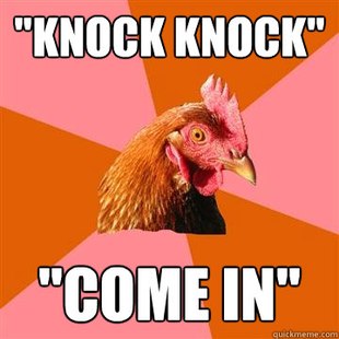 Anti-Joke Chicken