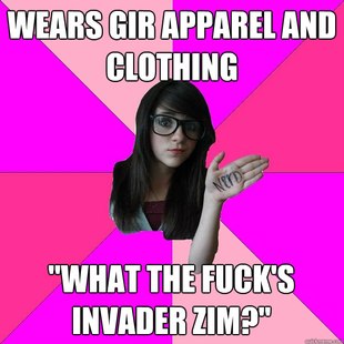Idiot Nerd Girl