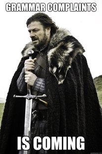 Winter is coming