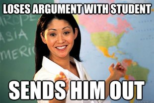 Unhelpful High School Teacher