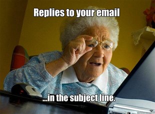 Grandma finds the Internet