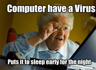 Grandma finds the Internet