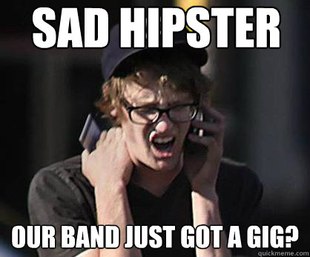 Sad Hipster