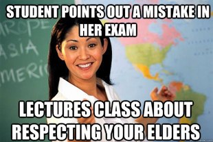 Unhelpful High School Teacher