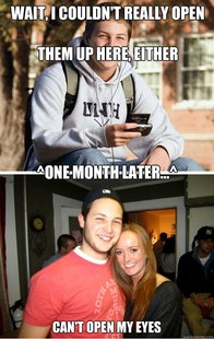 1 month later