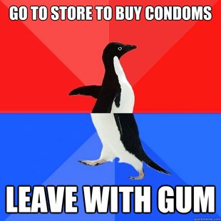 Socially Awksome Penguin