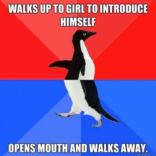 Socially Awksome Penguin